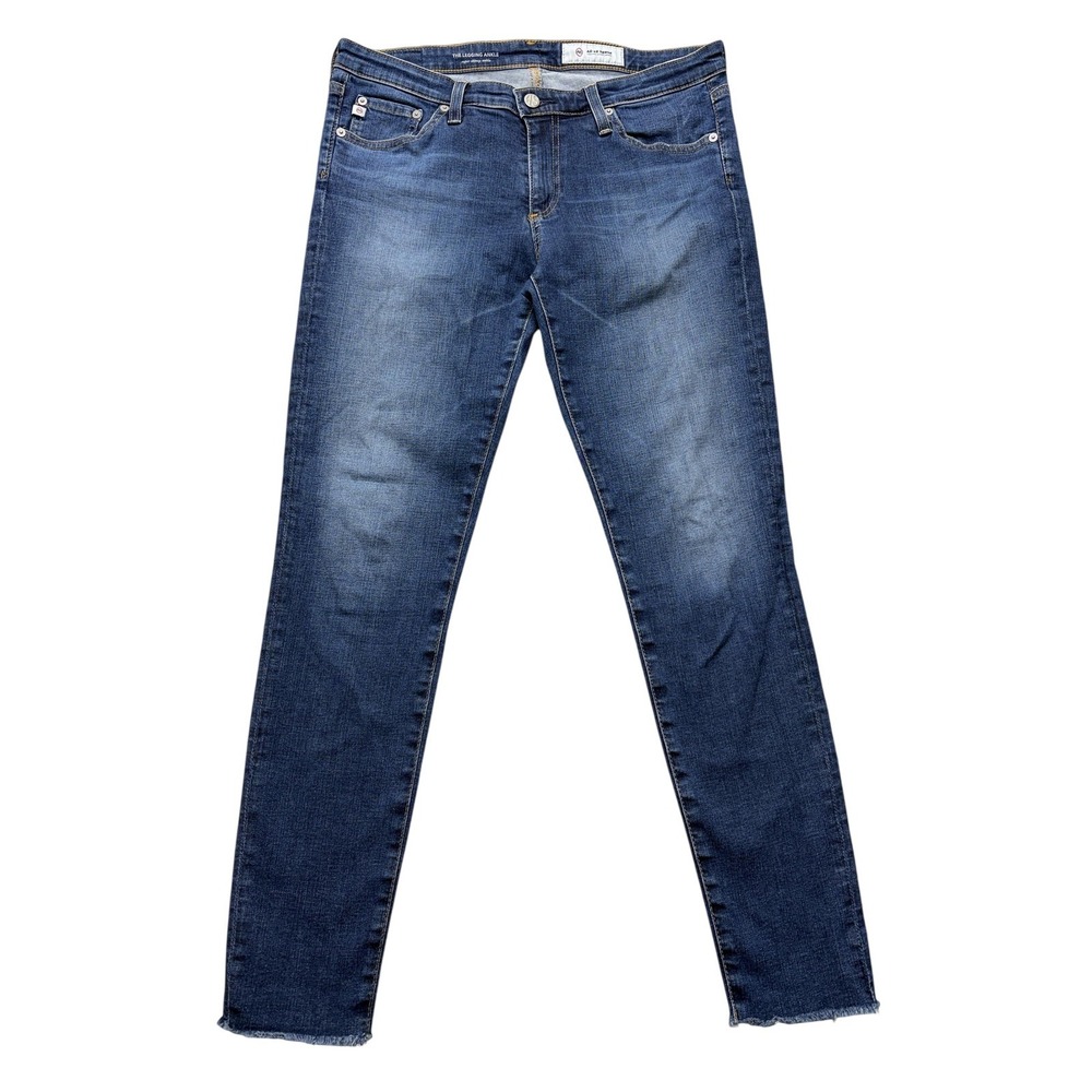 AG Adriano Goldschmied Jeans Womens 30x27.5 Blue The Legging Ankle Super Skinny